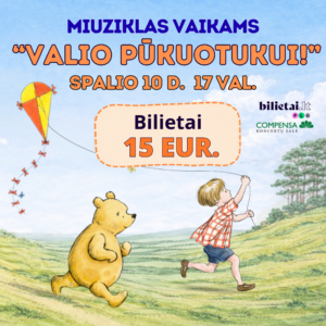 Pūkuotuko gimtadienio bilietai - 15 Eur